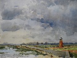Rain and Sleet, Southwold Marshes